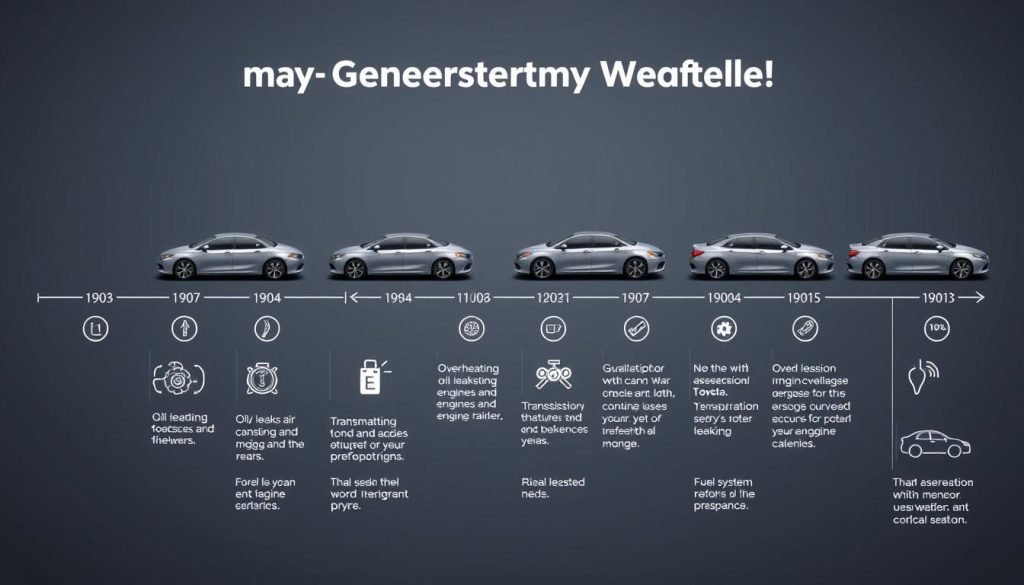 Camry generation problems by model year