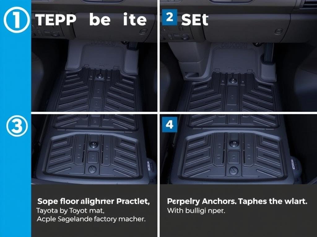 Installing floor mats in a Toyota RAV4