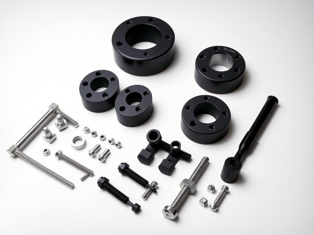 MOTORTANE E210 Toyota Corolla lift kit with front and rear polyurethane spacers