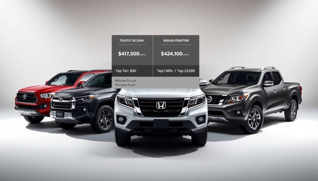 Midsize Trucks Price Comparison