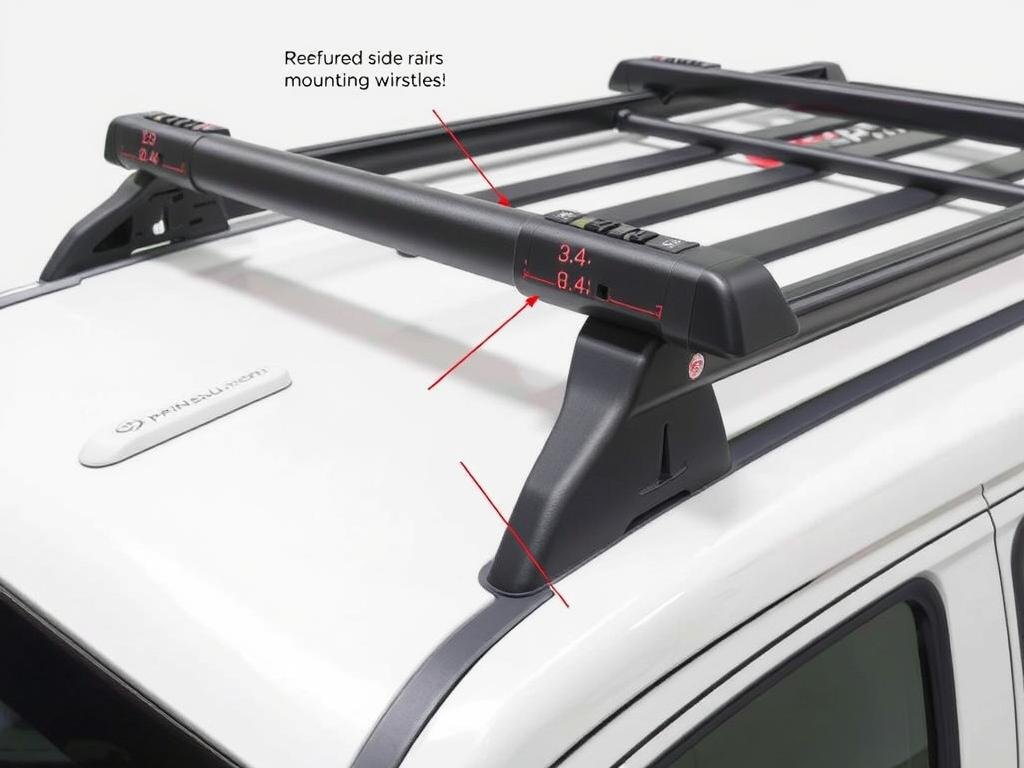 Prinsu Design Studio Pro Roof Rack installed on Toyota Tacoma - best tacoma roof rack 2025