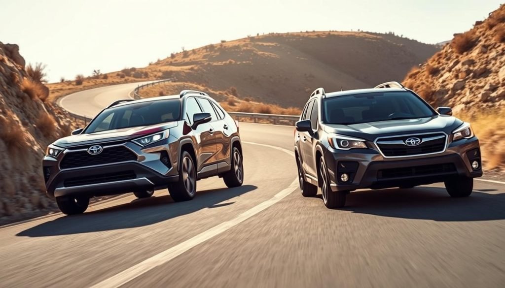RAV4 vs Forester Driving Comparison