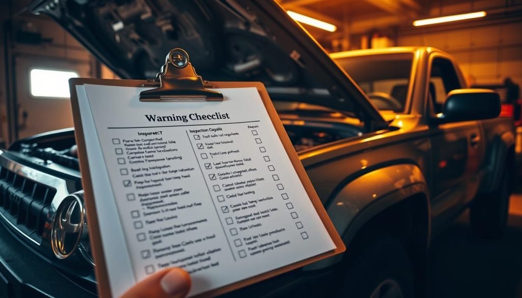 Tacoma warning signs inspection checklist