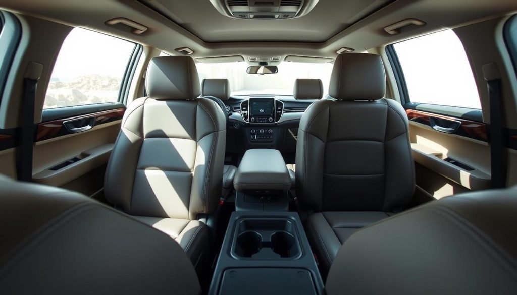 Three-row SUVs Interior Comparison