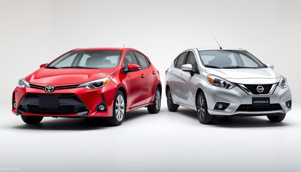 Toyota Corolla and Nissan Versa Price Comparison