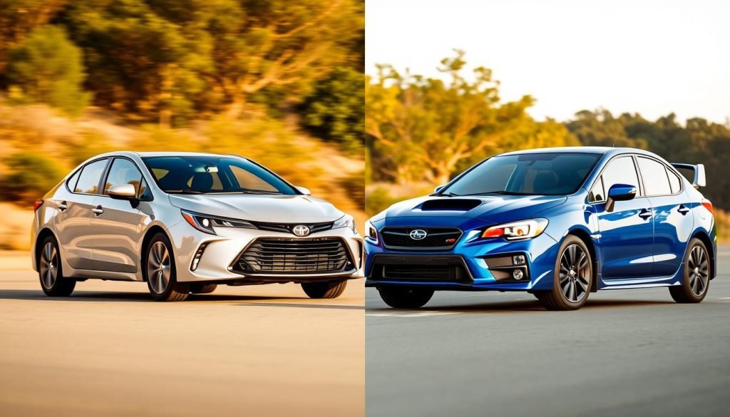 Toyota Corolla and Subaru Impreza Exterior Comparison