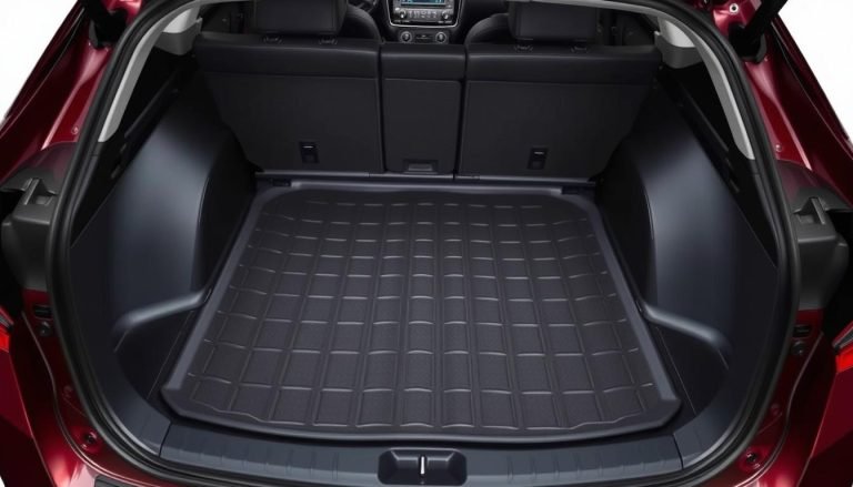 Toyota Corolla cargo liner installed in trunk showing perfect fit and protection