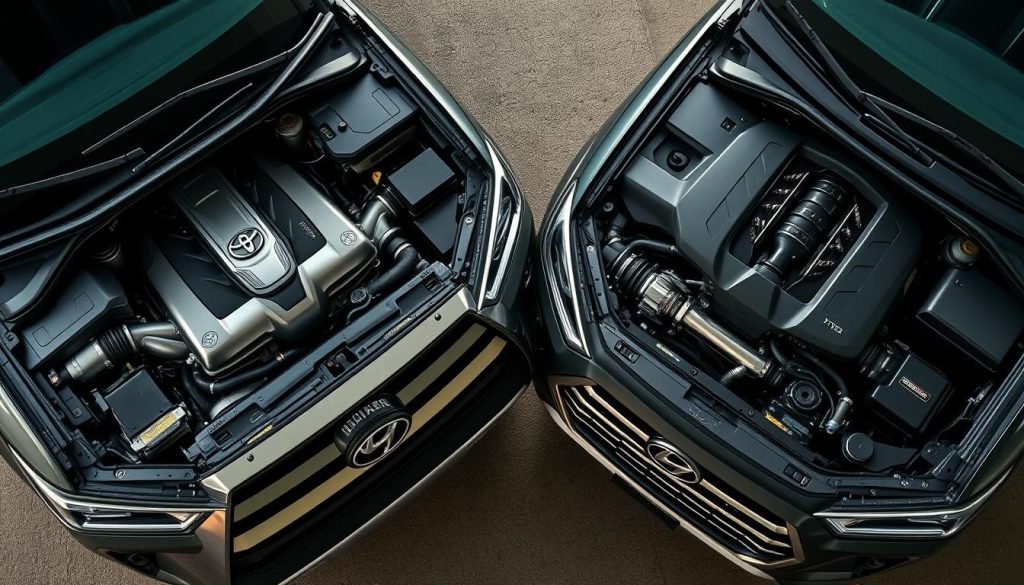 Toyota Highlander and Hyundai Palisade Engine Performance