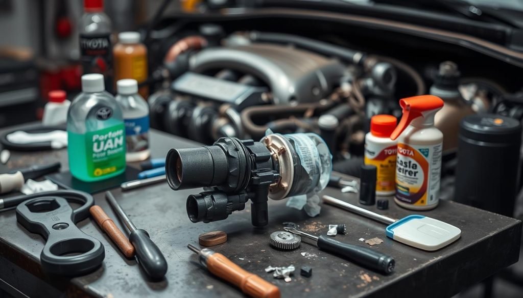 Toyota MAF sensor maintenance and cleaning process