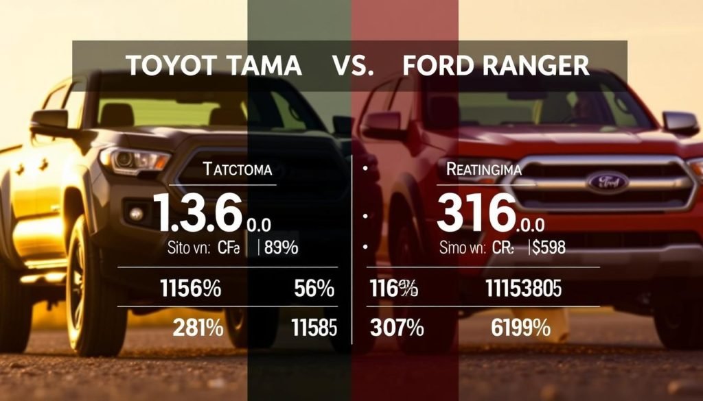 Toyota Tacoma and Ford Ranger Fuel Efficiency Comparison