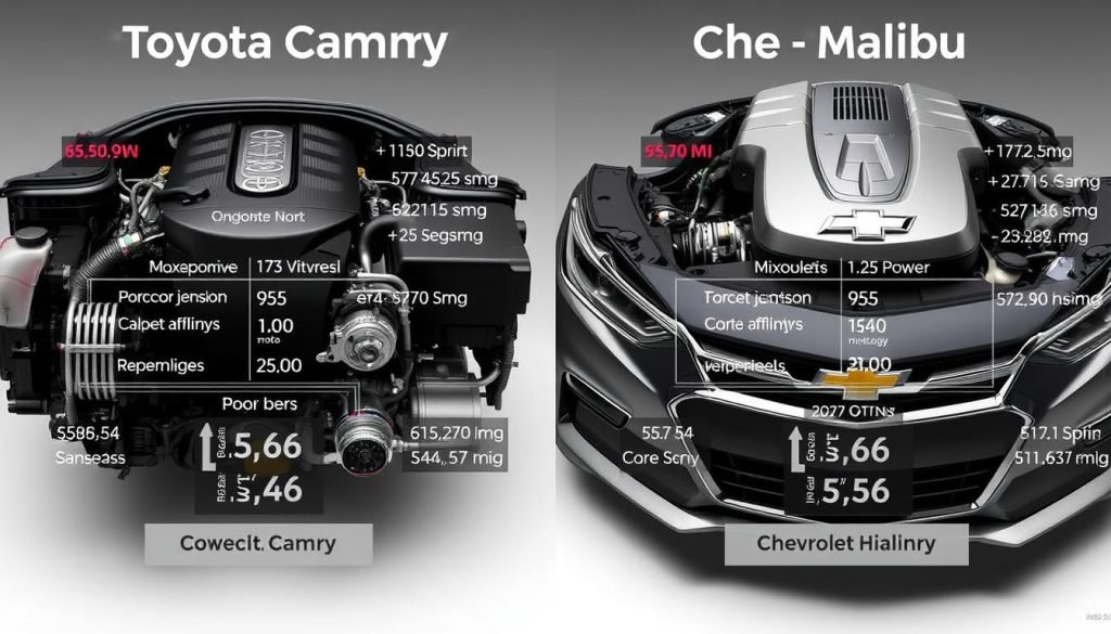 Camry vs Malibu Engine Performance Comparison