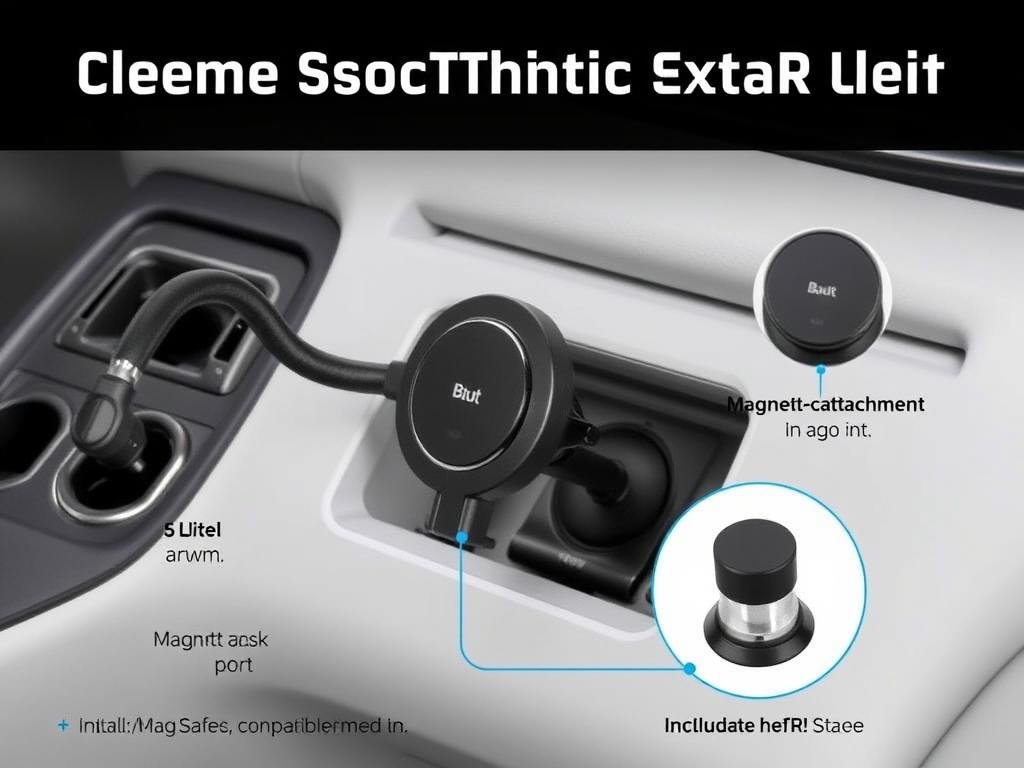 CravenSpeed Gemini Phone Mount for Toyota Prius V - Toyota Prius phone mount with MagSafe compatibility