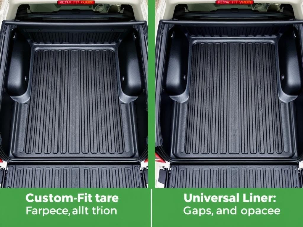 Custom-fit vs universal Toyota Tacoma cargo liner 2025 comparison