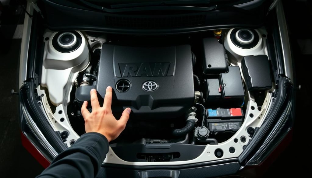 RAV4 engine problems diagnostic inspection