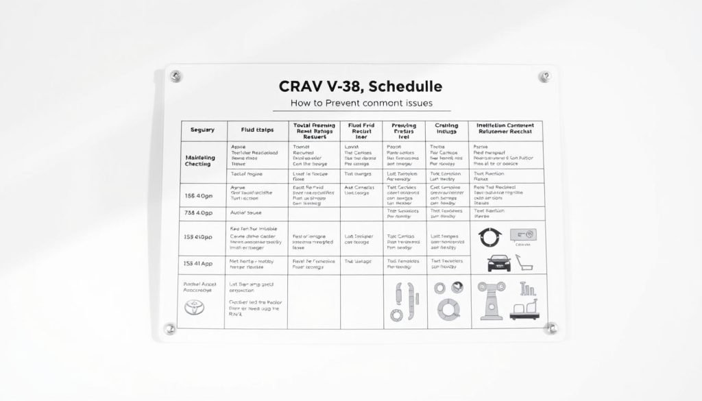 RAV4 maintenance schedule preventive care