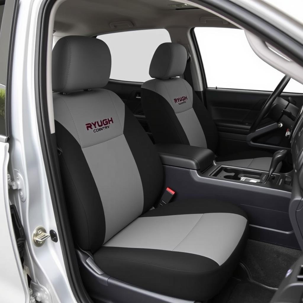 Rough Country Neoprene Toyota Tundra seat covers - best Toyota Tundra seat covers 2025 review