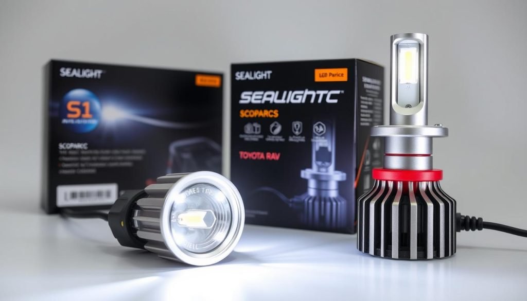 SEALIGHT Scoparc S1 LED headlight bulbs for Toyota RAV4 - best Toyota RAV4 LED headlights 2025 review