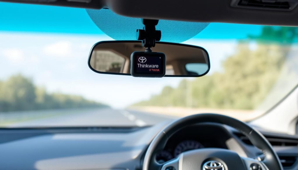 Thinkware U1000 Dash Cam in Toyota Prius - best Toyota Prius dash cam 2025