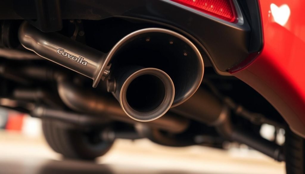 Toyota Corolla exhaust system maintenance