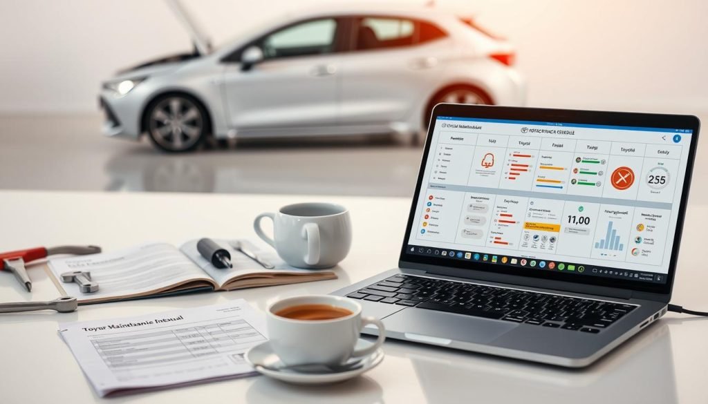 Toyota Corolla maintenance schedule planning