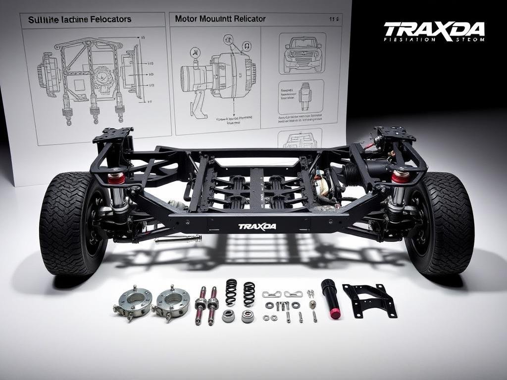Traxda Subframe Drop Kit for Toyota RAV4 with complete components - best Toyota RAV4 lift kit 2025 review