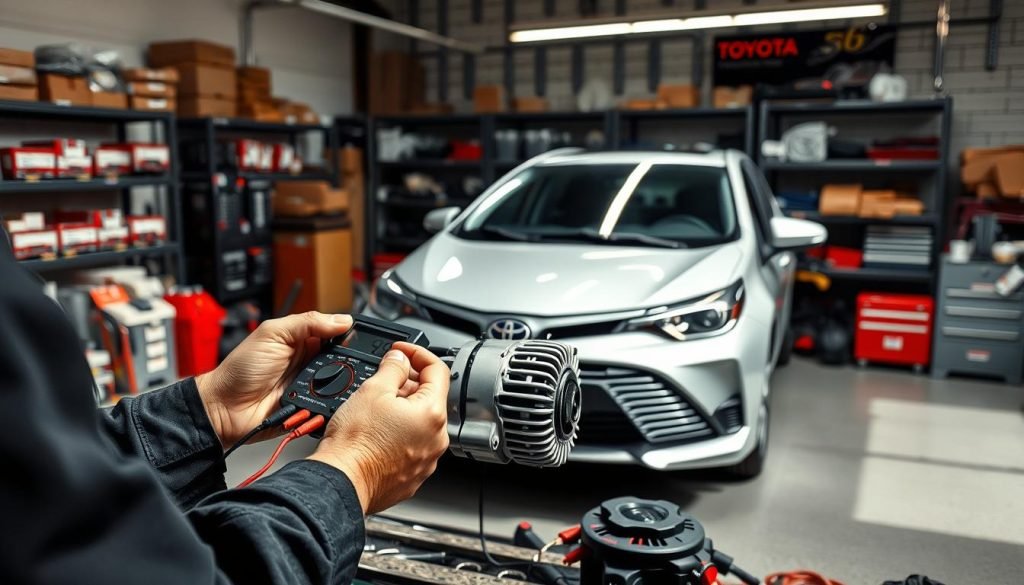 testing a Toyota alternator
