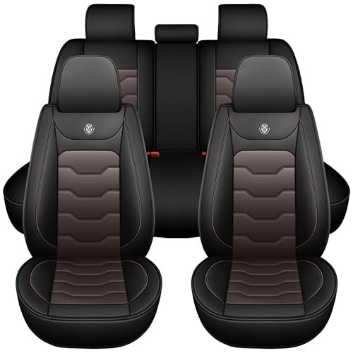 Wertigen Waterproof Leather Seat Covers Set